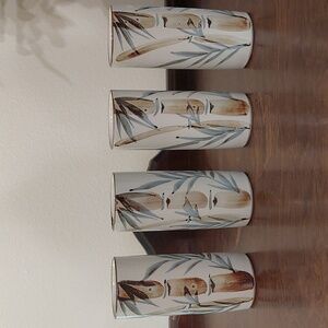 Vintage Bamboo Tumblers-Vases